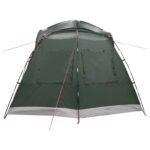 vidaXL Bočný stan Armádna zelená 410 x 410 x 250 cm Polyester a oceľ – Obrázok 8