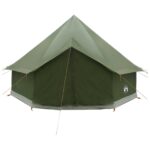vidaXL Tipi stan Olivovo zelená 300 x 300 x 200 cm Polyester a oceľ – Obrázok 5