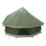 vidaXL Tipi stan Olivovo zelená 300 x 300 x 200 cm Polyester a oceľ – Obrázok 6