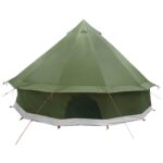 vidaXL Tipi stan Olivovo zelená 300 x 300 x 200 cm Polyester a oceľ – Obrázok 7