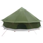 vidaXL Tipi stan Olivovo zelená 600 x 600 x 350 cm Polyester a oceľ – Obrázok 7