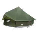 vidaXL Tipi stan Olivovo zelená 500 x 500 x 300 cm Polyester a oceľ – Obrázok 2