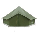 vidaXL Tipi stan Olivovo zelená 500 x 500 x 300 cm Polyester a oceľ – Obrázok 5