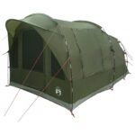 vidaXL Tunelový stan so strechou Olivovo zelená 400 x 260 x 200 cm – Obrázok 3