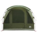 vidaXL Tunelový stan so strechou Olivovo zelená 400 x 260 x 200 cm – Obrázok 5
