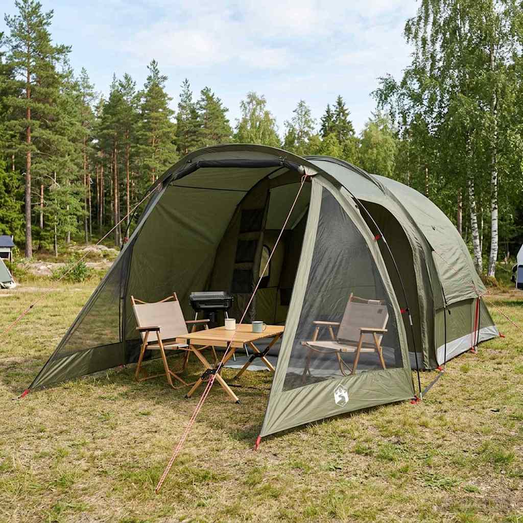 42029036_1.jpg vidaXL Stan chata Olivovo zelená 488 x 244 x 183 cm Polyester a oceľ – Obrázok 1