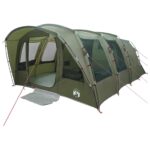vidaXL Tunelový stan so strechou Olivovo zelená 427 x 315 x 178 cm – Obrázok 2