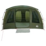 vidaXL Tunelový stan so strechou Olivovo zelená 427 x 315 x 178 cm – Obrázok 4