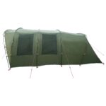 vidaXL Tunelový stan so strechou Olivovo zelená 427 x 315 x 178 cm – Obrázok 6
