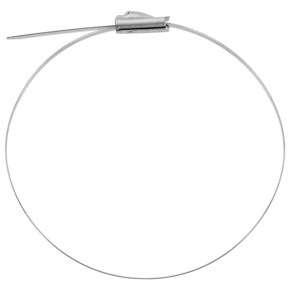 vidaXL Viazací pás na káble 25 ks 4,6 x 200 mm Strieborná – Obrázok 5