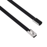 vidaXL Viazací pás na káble 25 ks 4,6 x 250 mm Čierna – Obrázok 6