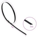 vidaXL Viazací pás na káble 25 ks 4,6 x 400 mm Čierna – Obrázok 9