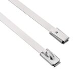 vidaXL Viazací pás na káble 50 ks 4,6 x 700 mm Strieborná – Obrázok 6
