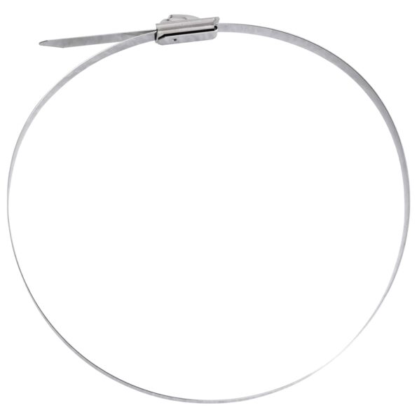 vidaXL Viazací pás na káble 25 ks 7,9 x 200 mm Strieborná – Obrázok 5