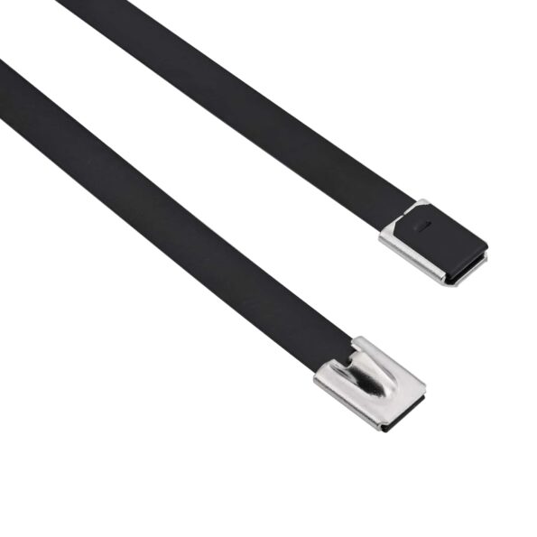 vidaXL Viazací pás na káble 12 ks 7,9 x 300 mm Čierna – Obrázok 6