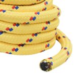 vidaXL Lano na čln 5 mm 25 m Žltá – Obrázok 6