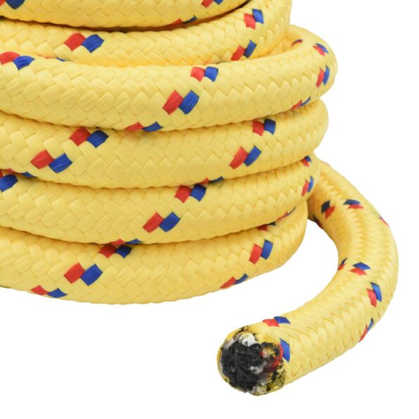 vidaXL Lano na čln 6 mm 5 m Žltá – Obrázok 6