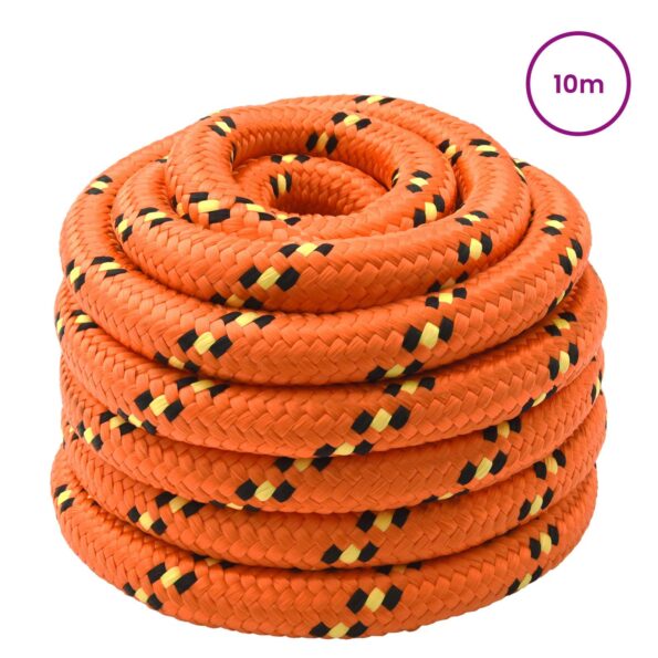 vidaXL Lano na čln 4 mm 10 m Oranžová – Obrázok 2