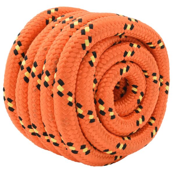vidaXL Lano na čln 4 mm 10 m Oranžová – Obrázok 3