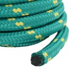 vidaXL Lano na čln 6 mm 5 m Zelená – Obrázok 6