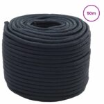 vidaXL Lano na čln 0.5 mm 50 m Královská modrá Polyester – Obrázok 2
