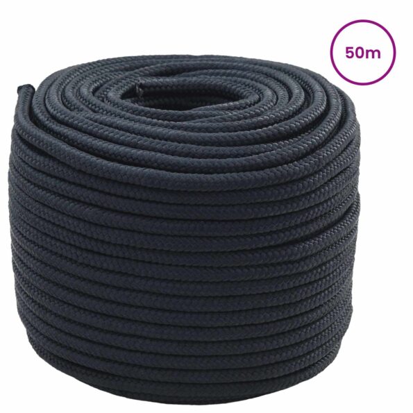 vidaXL Lano na čln 0.5 mm 50 m Královská modrá Polyester – Obrázok 2