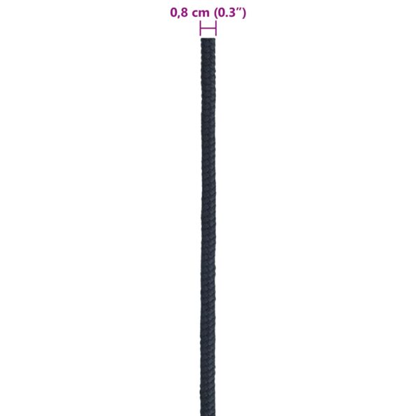 vidaXL Lano na čln 0.8 mm 25 m Královská modrá Polyester – Obrázok 7