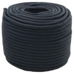vidaXL Lano na čln 1 mm 25 m Královská modrá Polyester