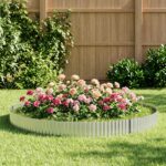 vidaxl Obrubník trávnika 20 m x 10 cm Pozinkovaná oceľ Strieborná – Obrázok 3