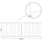vidaxl Obrubník trávnika 20 m x 15 cm Pozinkovaná oceľ Strieborná – Obrázok 7