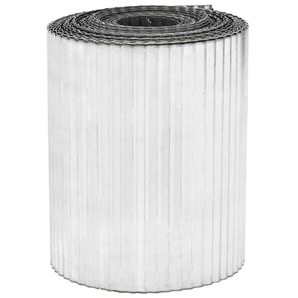 vidaxl Obrubník trávnika 10 m x 30 cm Pozinkovaná oceľ Strieborná – Obrázok 4
