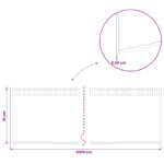 vidaxl Obrubník trávnika 20 m x 15 cm Pozinkovaná oceľ Strieborná – Obrázok 7