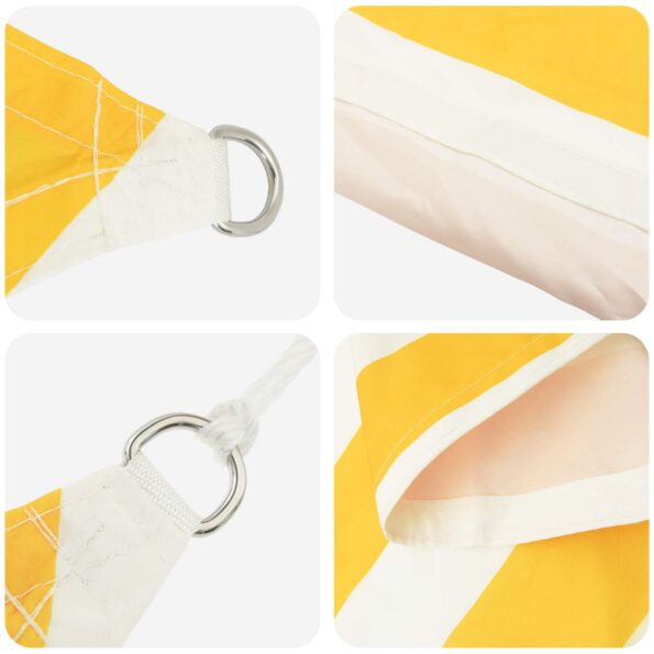 vidaXL Slnečná plachta 3 x 3 x 4,24 m 100% polyester Oxford – Obrázok 4