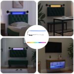 vidaXL LED pás 55 cm Viacfarebný PVC
