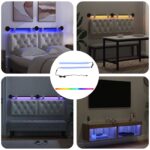 vidaXL LED pás 110 cm Viacfarebný PVC
