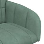 vidaXL Jedálenské stoličky 2 pcs Zamat Morská zelená 57 x 50 x 85 cm – Obrázok 6
