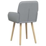 vidaXL Jedálenské stoličky 2 pcs Látka Svetlosivá 56,5 x 50 x 87,5 cm – Obrázok 5