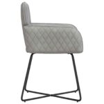 vidaXL Jedálenské stoličky 2 pcs Zamat Svetlosivá 59 x 56,5 x 86 cm – Obrázok 4
