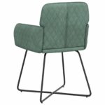 vidaXL Jedálenské stoličky 2 pcs Zamat Morská zelená 59 x 56,5 x 86 cm – Obrázok 5