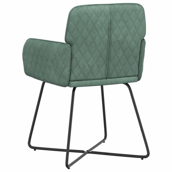 vidaXL Jedálenské stoličky 2 pcs Zamat Morská zelená 59 x 56,5 x 86 cm – Obrázok 5
