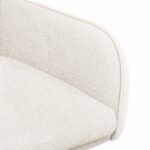 vidaXL Jedálenské stoličky 2 pcs Bouclé Krémová 59 x 57 x 85 cm – Obrázok 6