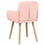 vidaXL Jedálenské stoličky 2 pcs Bouclé Ružová 59 x 57 x 85 cm – Obrázok 5