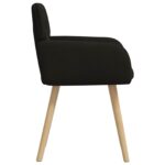 vidaXL Jedálenské stoličky 2 pcs Bouclé Čierna 59 x 57 x 85 cm – Obrázok 4