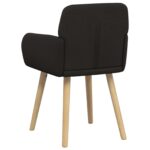 vidaXL Jedálenské stoličky 2 pcs Bouclé Čierna 59 x 57 x 85 cm – Obrázok 5