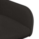 vidaXL Jedálenské stoličky 2 pcs Bouclé Čierna 59 x 57 x 85 cm – Obrázok 6