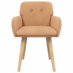 vidaXL Jedálenské stoličky 2 pcs Bouclé Béžová 59 x 57 x 85 cm – Obrázok 3