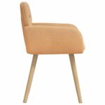 vidaXL Jedálenské stoličky 2 pcs Bouclé Béžová 59 x 57 x 85 cm – Obrázok 4