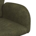 vidaXL Otočné jedálenské stoličky 2 pcs Faux semišová koža – Obrázok 6