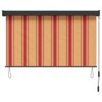 vidaXL Roleta Viacfarebný 120 x 250 cm Textil a hliník – Obrázok 3