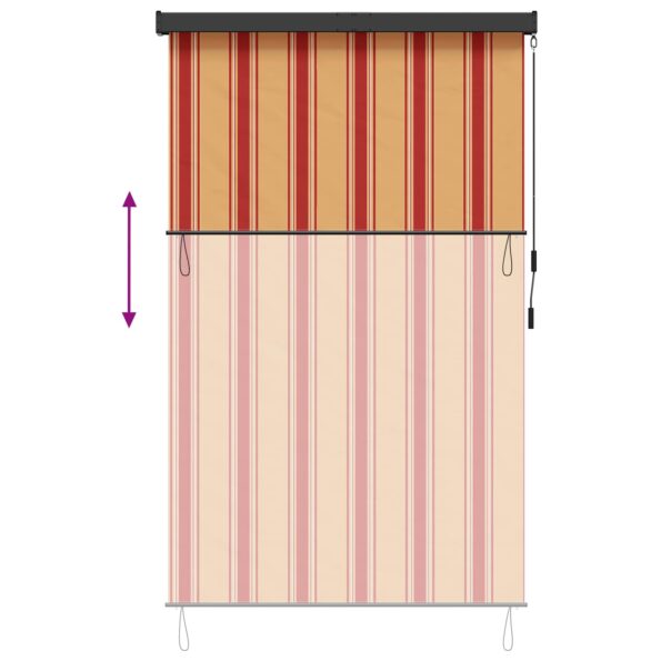 vidaXL Roleta Viacfarebný 120 x 250 cm Textil a hliník – Obrázok 8